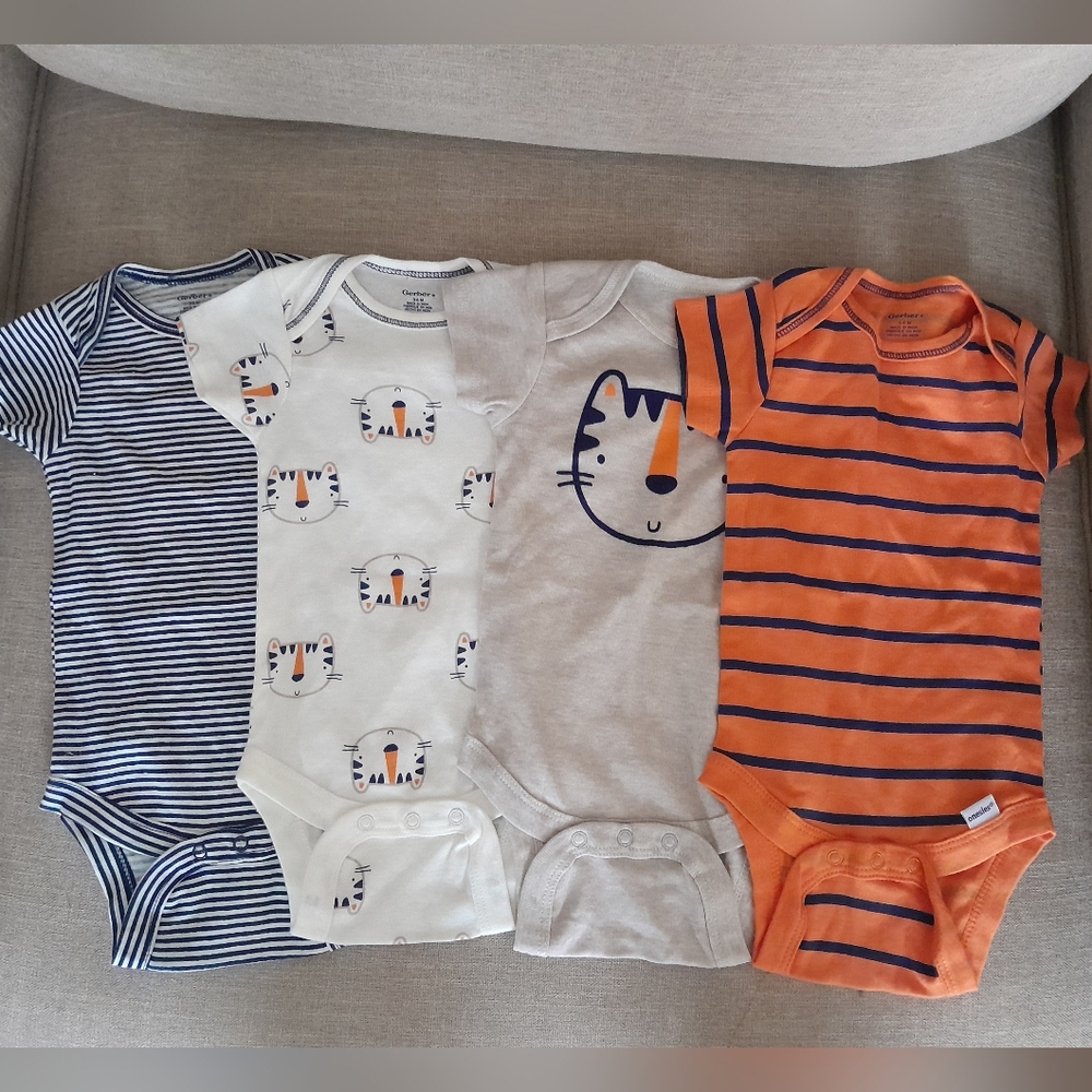 Gerber Baby Onesies 3-6 Months NWOT